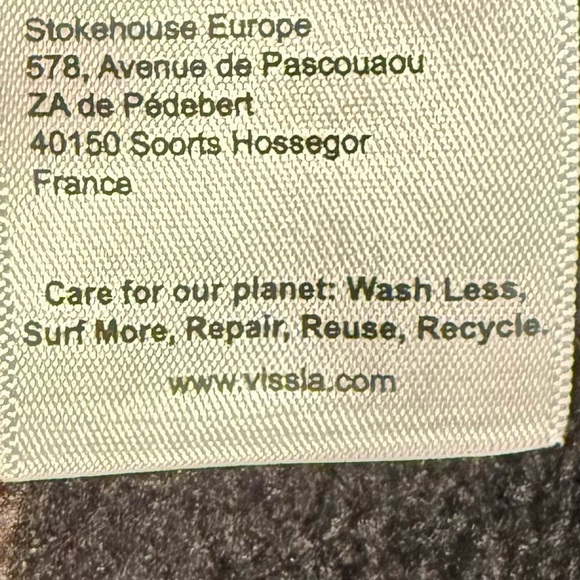 Vissla Eco-Zy Polar Flannel Large Fits Small Multicolor Plaid Sustainable - Picture 16 of 16